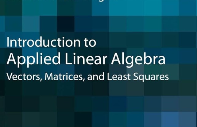 Libro «Introduction to Applied Linear Algebra»